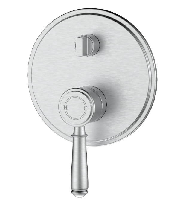 IKON CLASICO Wall Mixer with Diverter | Chrome, Brushed Nickel, Matte Black, Brushed Gold