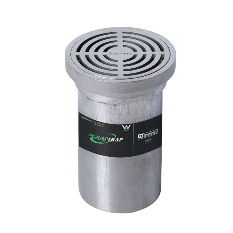 3monkeez 112mm round stainless steel floor waste arrestor kit for modern bathrooms