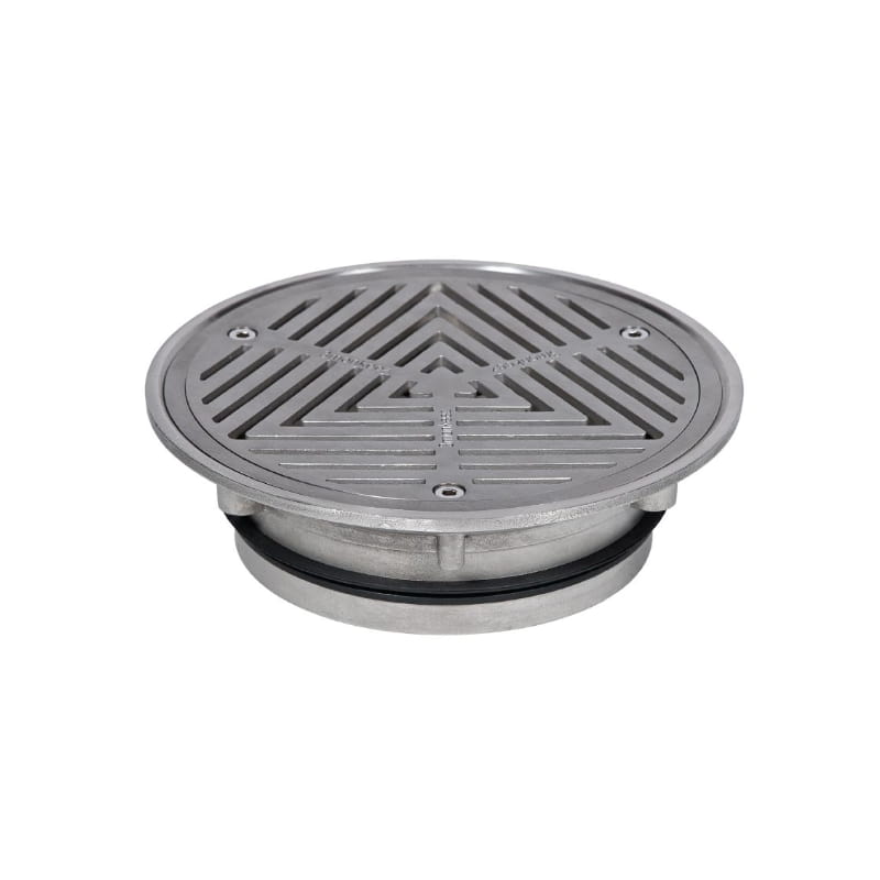 200mm round stainless steel floor waste grate, modern bathroom drain accessory