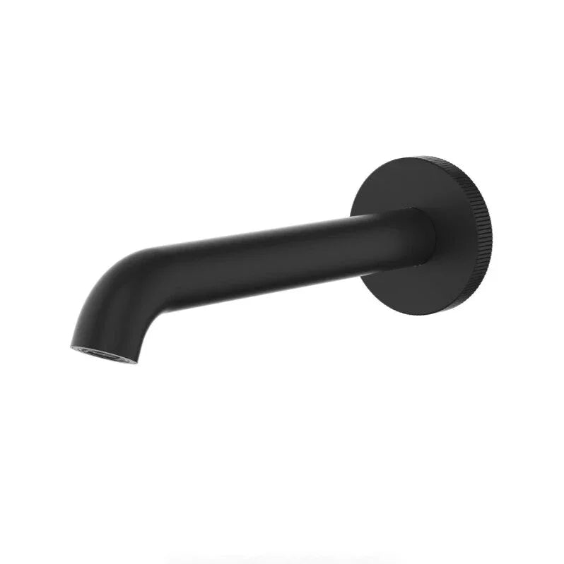 Matte black modern wall-mounted spout, Secasa Home bathroom tapware