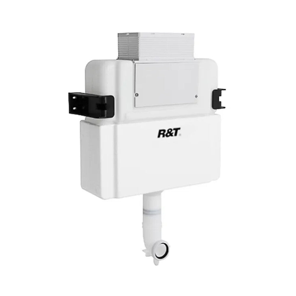 R&T Frameless Low-Height In-Wall Cistern – Dual Flush 4.5/3L | WELS 4-Star For Wall Faced Pan