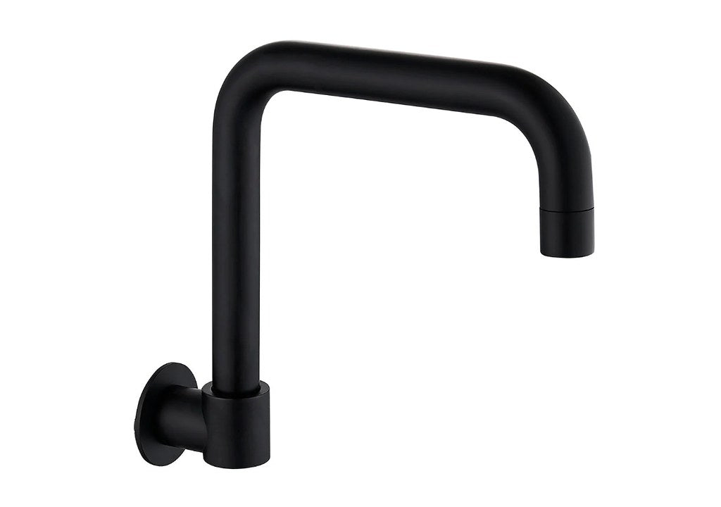 HELLYCAR IDEAL Swivel Wall Bath Outlet 198mm | Chrome, Brushed Nickel, Brushed Gold, Brushed Gun Metal, Matte Black, Rose Gold