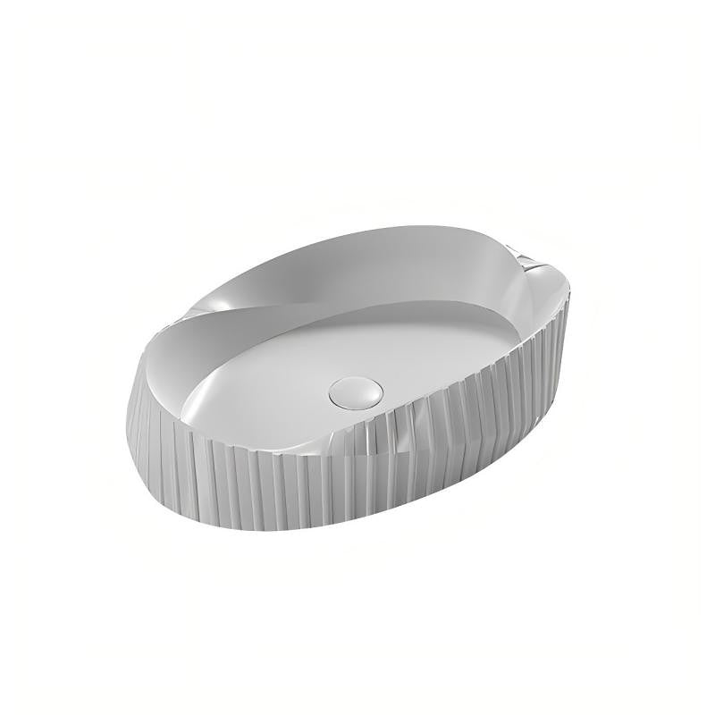 Infinity 600*385*135mm Infinity Gloss White/Grey/Matt White/Matt Black Ceramic Above Counter Basin