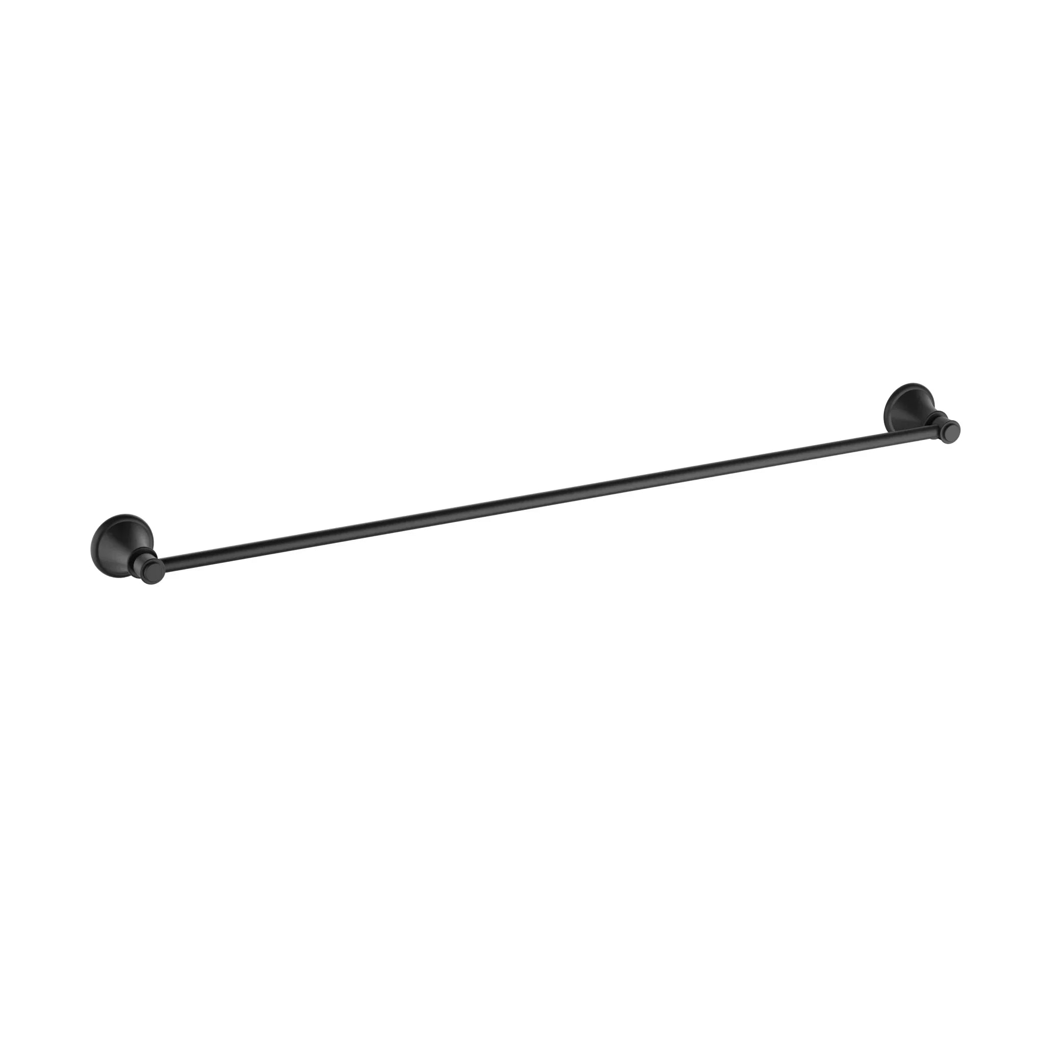 Modern matte black towel rail for bathroom by Secasa Home