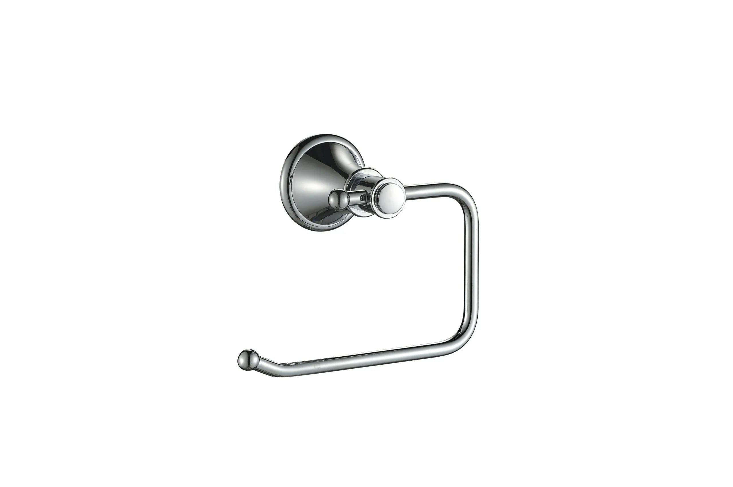 Modern chrome wall-mounted toilet paper holder for bathrooms by Secasa Home