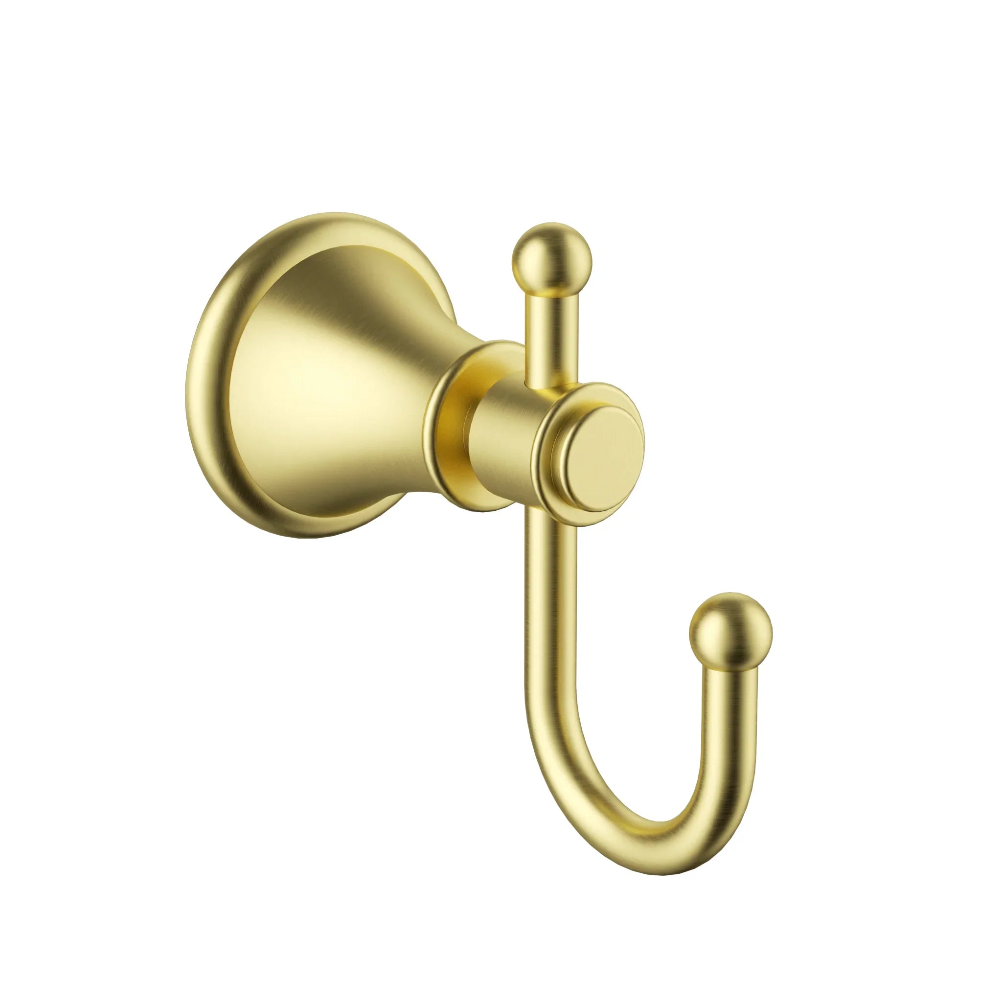 Brushed gold bathroom wall hook, modern design, Secasa Home accessory