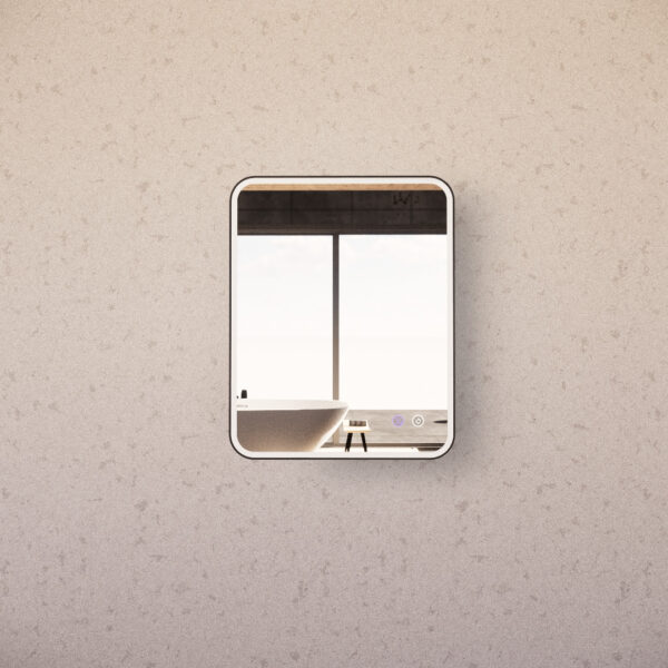 RIVA S4 LED Rectangle Mirror | 750–1500mm | Matte Black / Brushed Gold / Brushed Nickel | 3-Colour Lights + Defogger