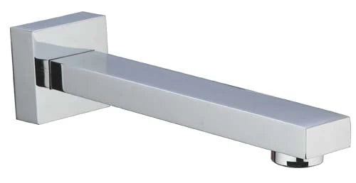 Hellycar Tony Rectangle Bath Outlet 200mm | Chrome, Matt Black