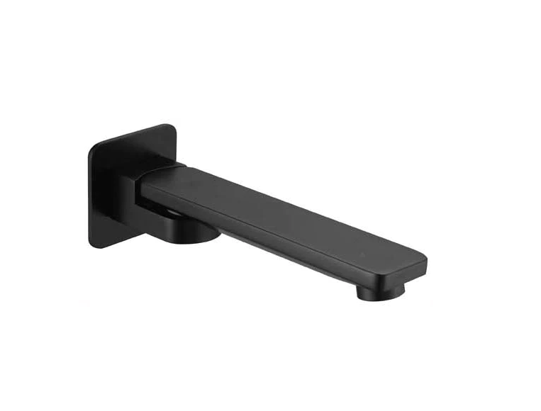 Hellycar ELEGANT Swivel Bath Outlet | Chrome, Matt Black | 200mm