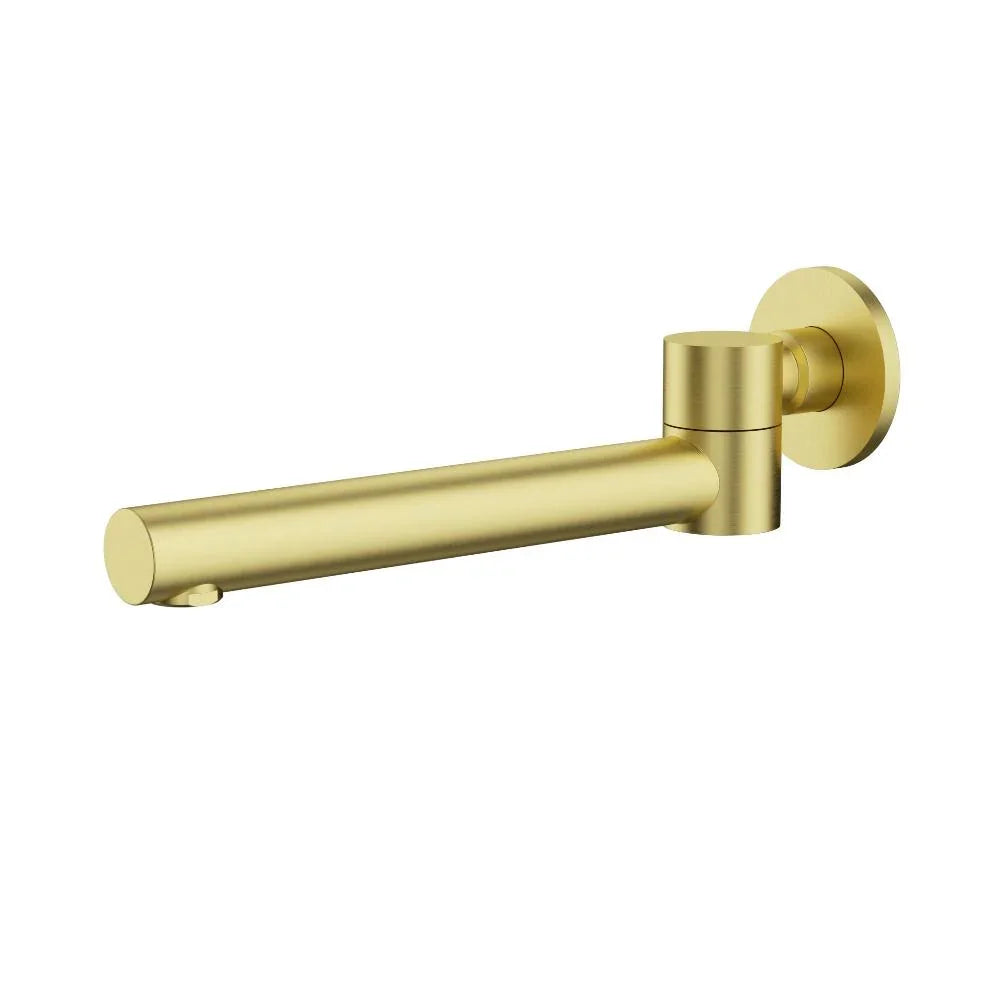 Modern gold wall-mounted tapware with minimalist design, Secasa Home bathroom accessory
