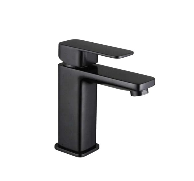 Hellycar ELEGANT Rectangle Basin Mixer | Chrome, Matt Black