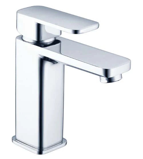 Hellycar ELEGANT Rectangle Basin Mixer | Chrome, Matt Black