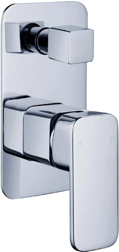 Hellycar ELEGANT Wall Mixer with Diverter | Chrome, Matt Black