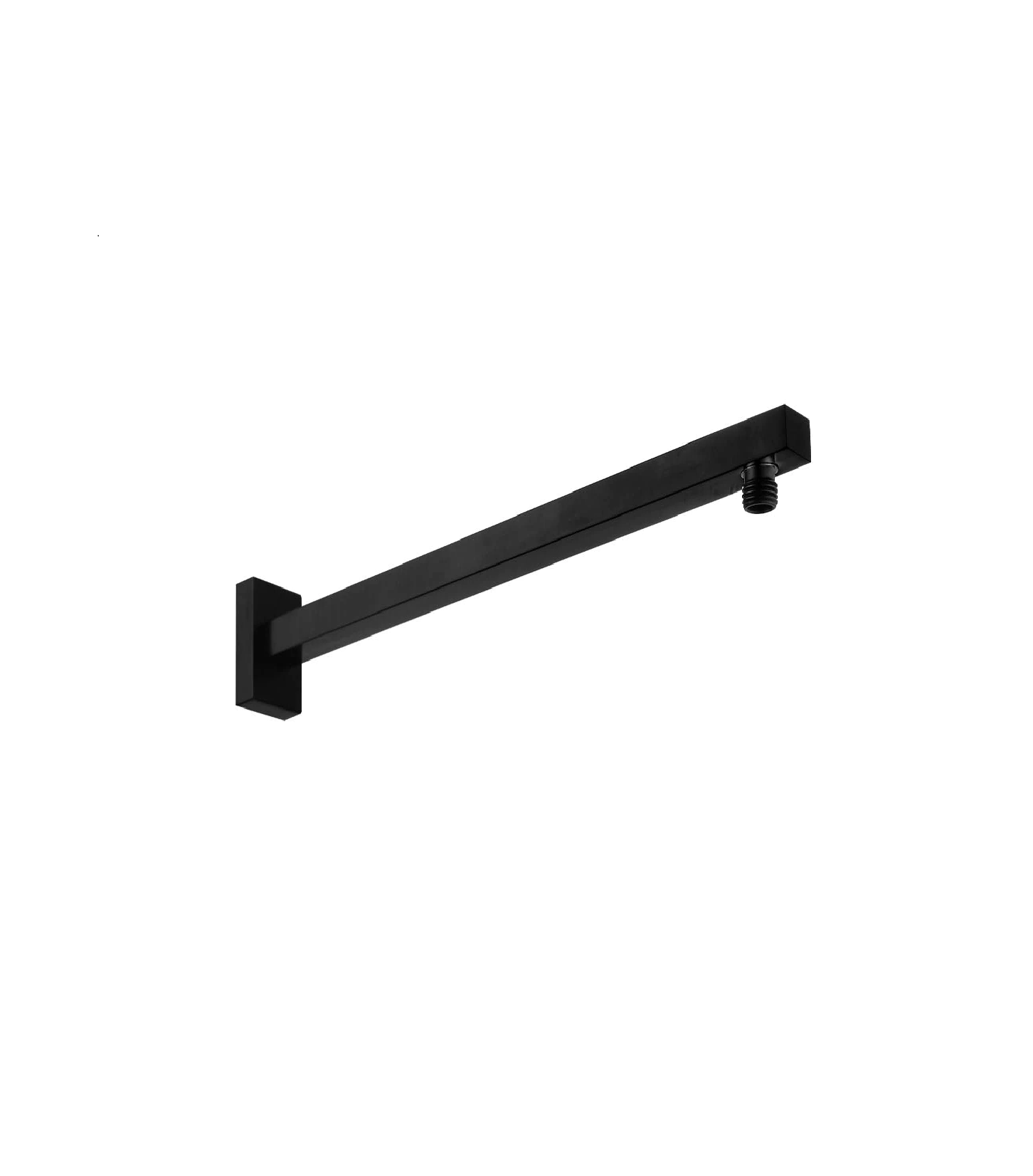 HELLYCAR ERIC Square Wall Shower Arm 450mm | Chrome, Matt Black