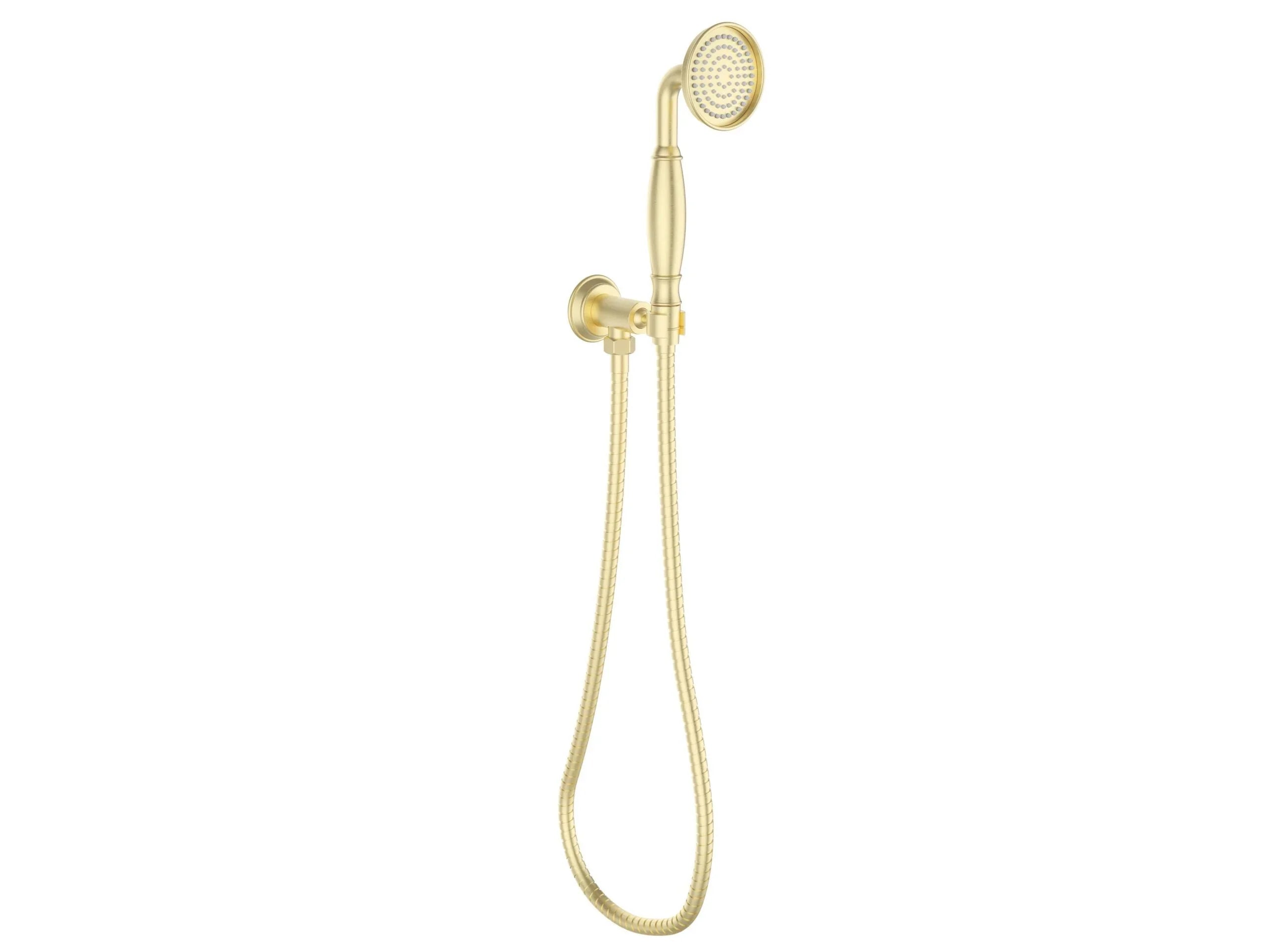 Modern brass handheld shower head with hose, Secasa Home bathroom tapware