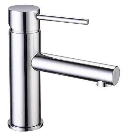 Modern chrome bathroom sink mixer tap with single lever, Secasa Home renovation product