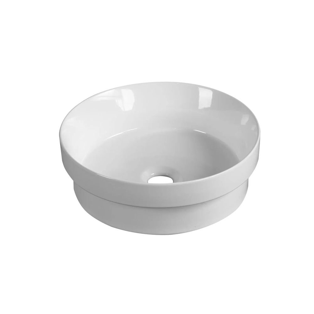 Infinity Round Gloss | Matt White Ceramic Insert | Drop In Basin 360*360*115mm