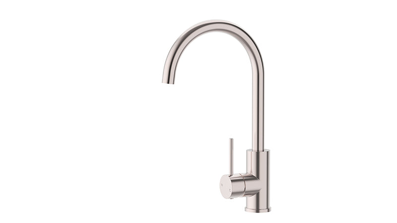 ACL OTUS Slimline Swivel Gooseneck Sink Mixer | Chrome, Gun Metal, Matte Black, Brushed Gold, Stainless Steel, Brushed Copper