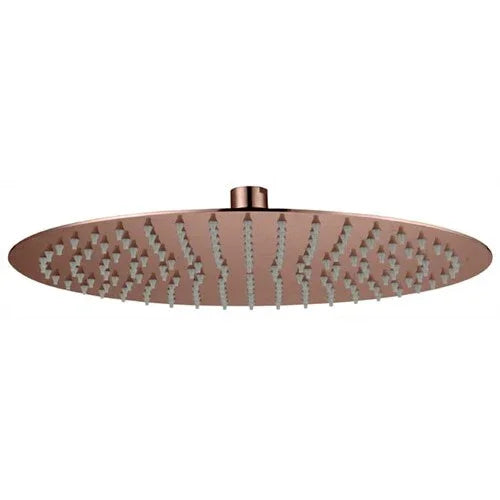Modern rose gold round shower head with multiple nozzles, Secasa Home bathroom tapware