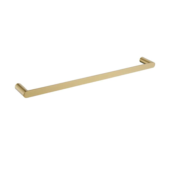 Modern brushed gold bathroom towel rail for Secasa Home vanity and bath décor