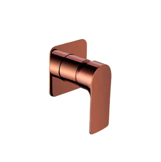 Rose gold modern bathroom mixer lever handle, wall-mounted, Secasa Home tapware