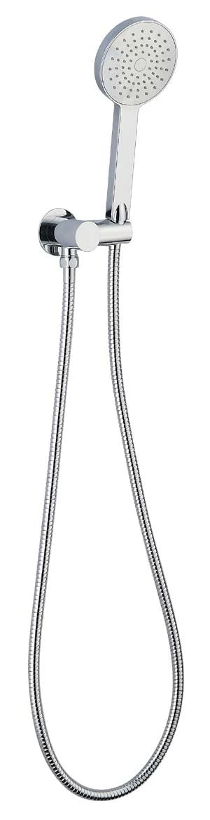 HELLYCAR CHRIS Round Hand Shower on Bracket | Matte Black, Chrome, Rose Gold