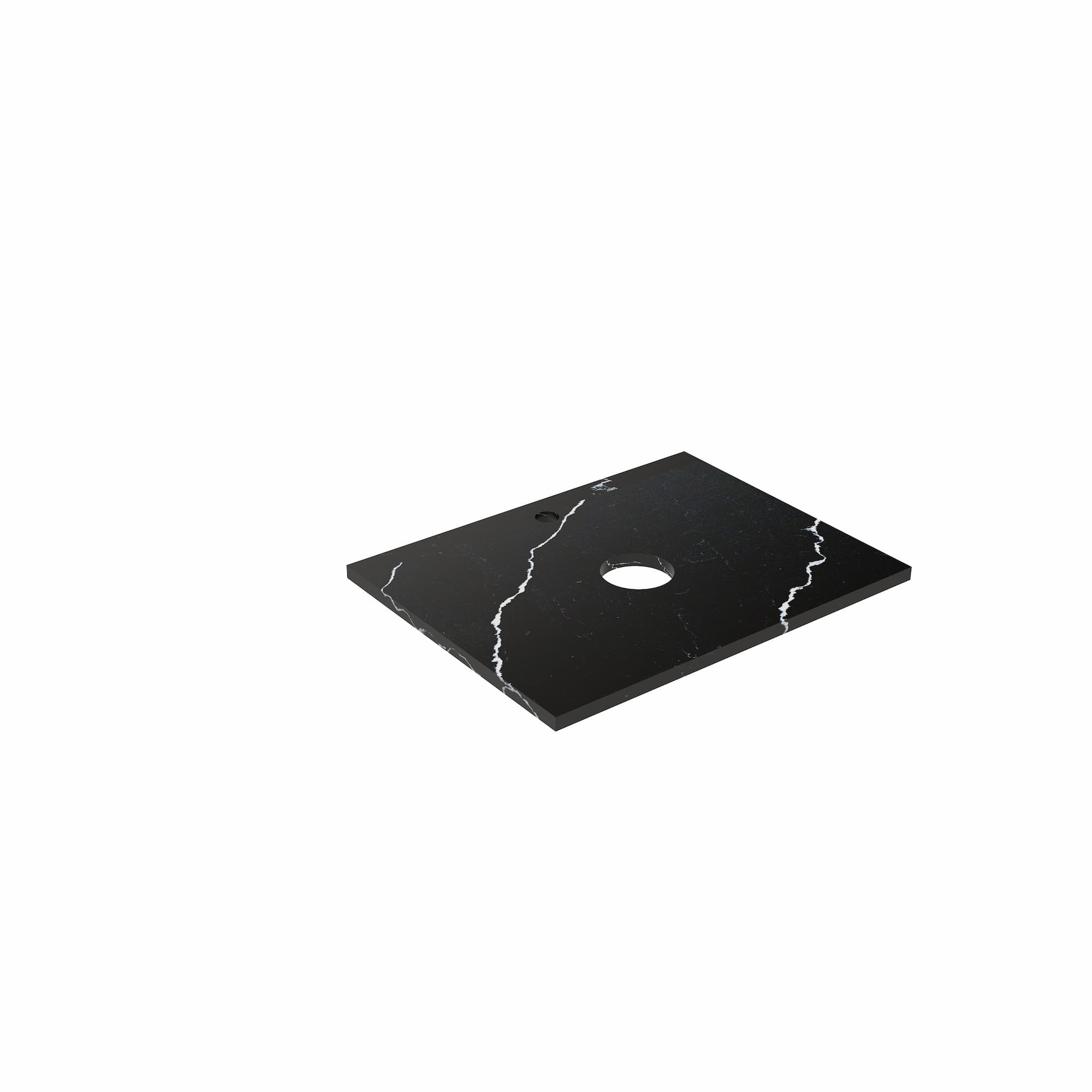 Calacatta Night WG485 Zero Silica Engineered Stone Top 600mm