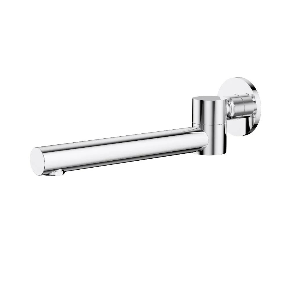 Modern chrome wall-mounted bathroom tapware with minimalist design from Secasa Home.