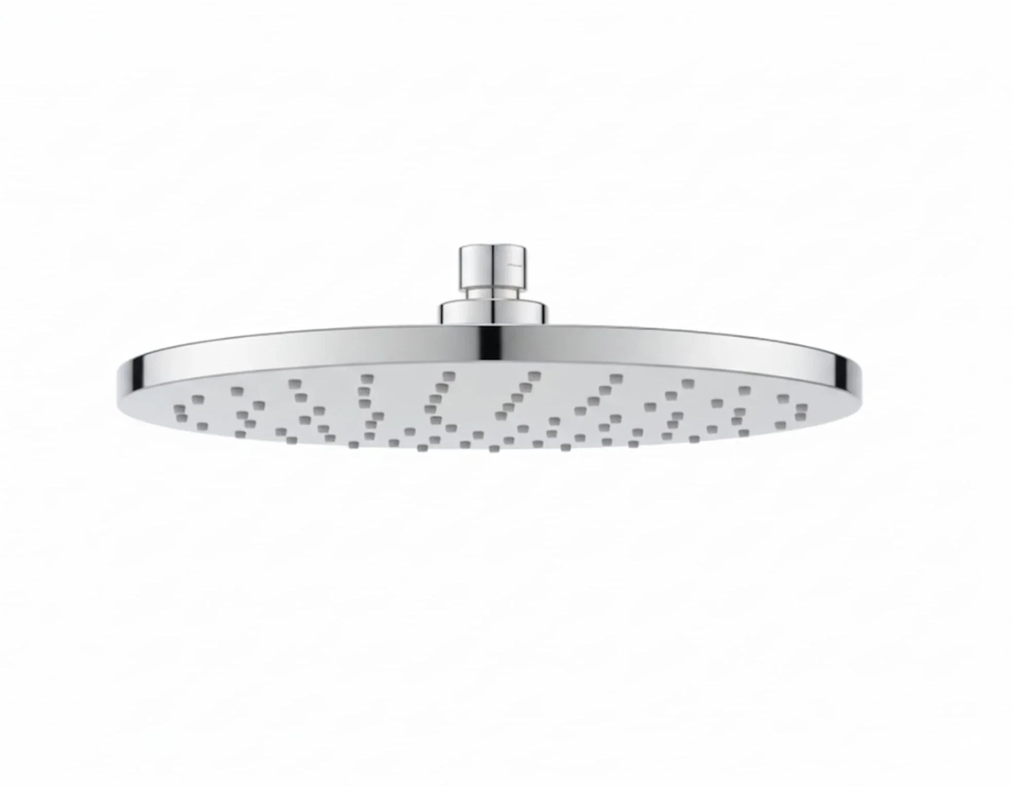 Modern chrome round shower head with rainfall nozzles, Secasa Home bathroom tapware