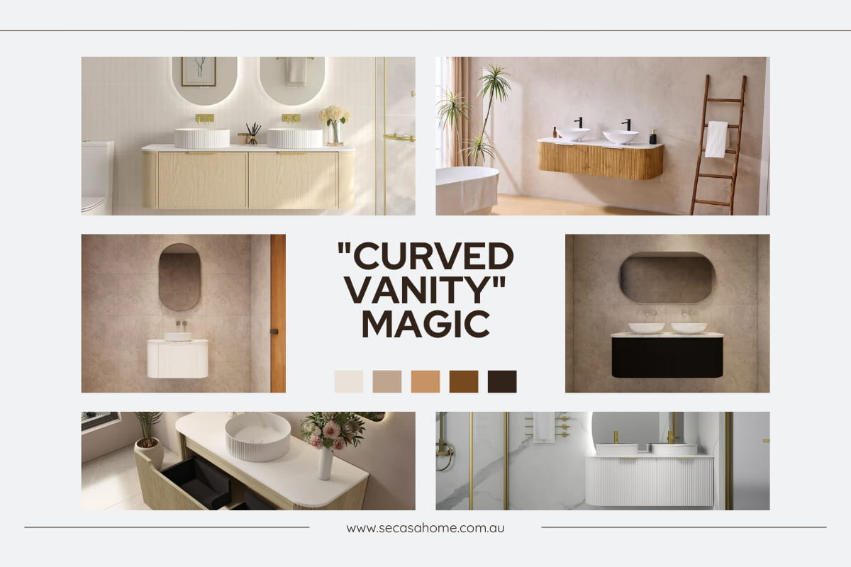 Small Bathroom Ideas: Why Curved Wall Hung Vanities are Trending in Sydney