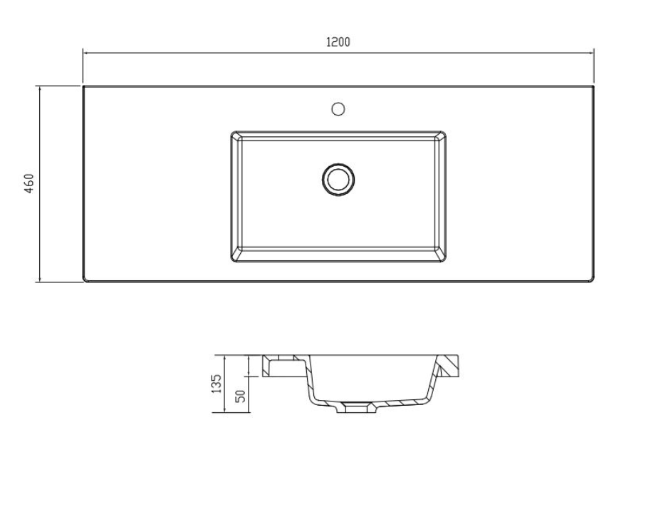 ABS MIAMI Freestanding Vanity with Legs – Matt White Shaker | 600–1500mm