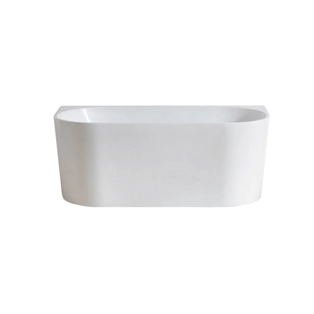 INFINITY Venus  Gloss White / Matte White Back to Wall Bathtub – 1400 / 1500 / 1700mm
