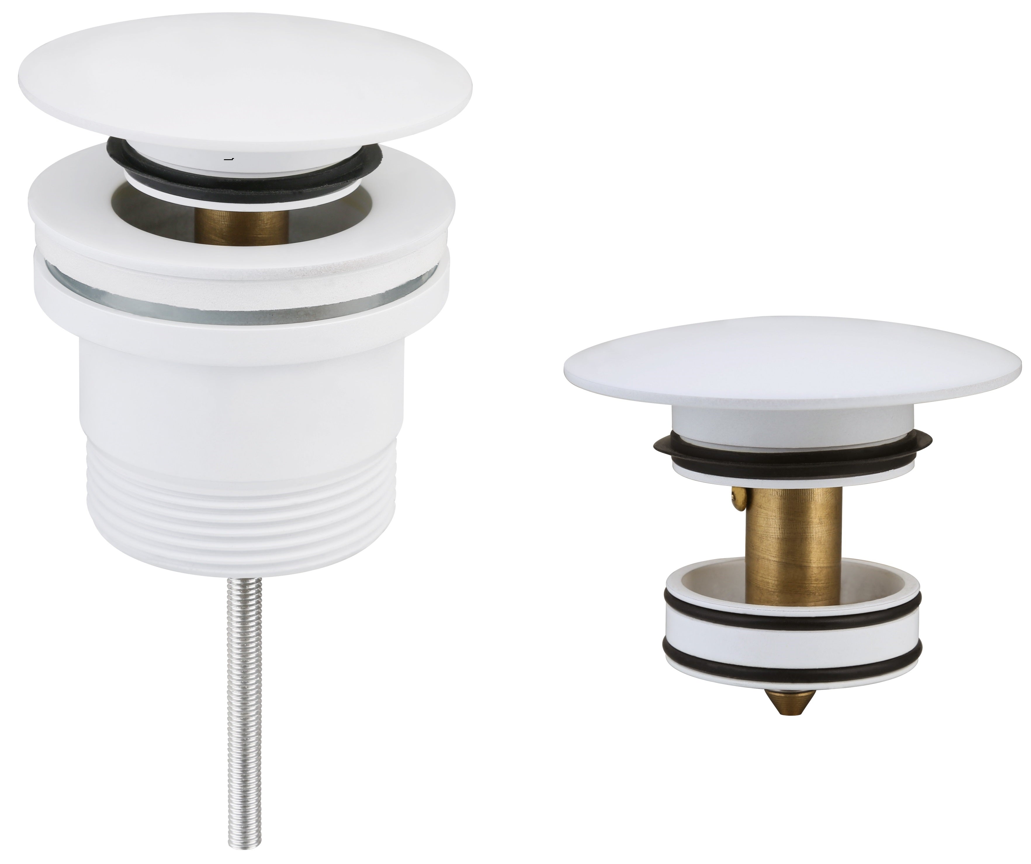 ACL Universal Pop-Up Waste | 32/40mm | Chrome, Brushed Nickel, Gun Metal, Matte Black, Brushed Gold, Brushed Copper, Matte White, Gloss White