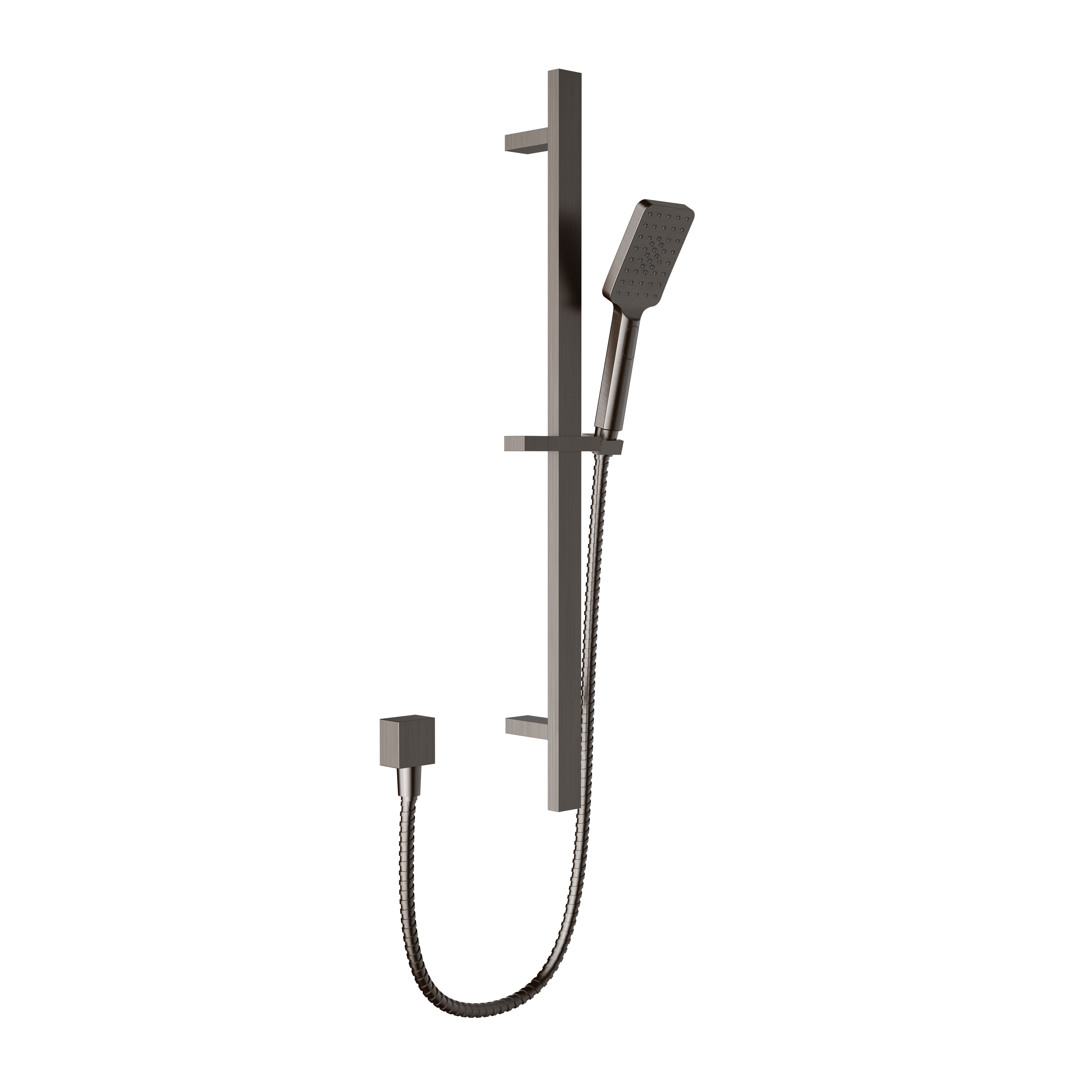 ACL Eden Square Sliding Rail Shower | Chrome, Brushed Nickel, Gun Metal, Matt Black, Brushed Gold