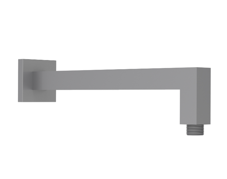 IKON 400mm Square Horizontal Shower Arm | Chrome, Matt Black, Gun Metal, Brushed Nickel, Brushed Gold