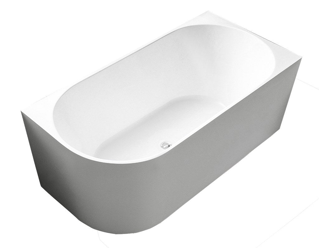 INFINITY Nera White Acrylic Corner Bathtub – 1500mm & 1700mm | Gloss White & Matt White