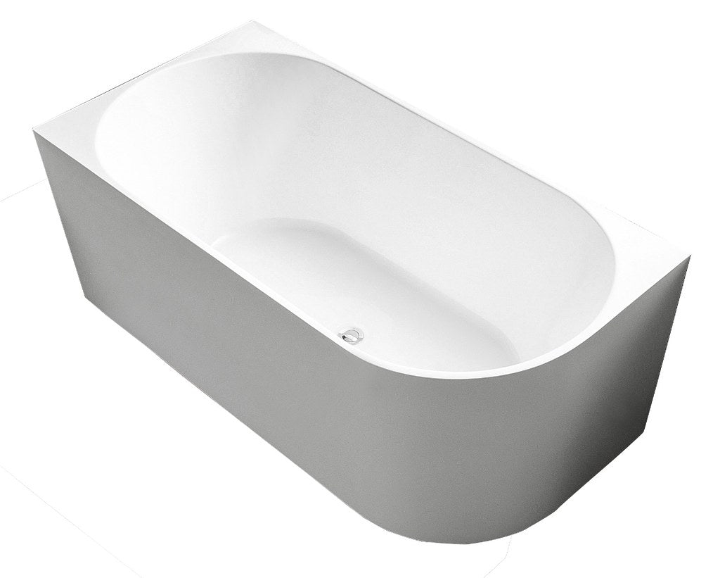 INFINITY Nera White Acrylic Corner Bathtub – 1500mm & 1700mm | Gloss White & Matt White