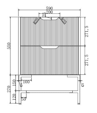 RIVA Bali Freestanding Vanity – Brown Oak Fluted | 600–1500mm