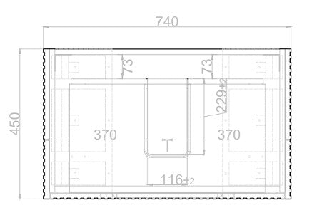 RIVA Bali Freestanding Vanity – Matt White Fluted | 600–1500mm