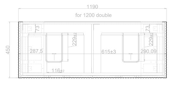 RIVA Bali Freestanding Vanity – Brown Oak Fluted | 600–1500mm