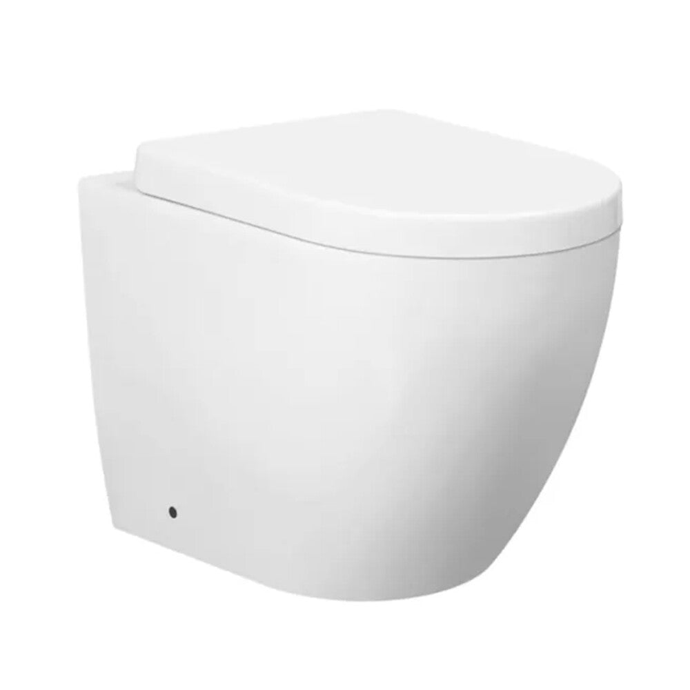 Inspire Voghera Gloss White Rimless  Wall Faced Pan