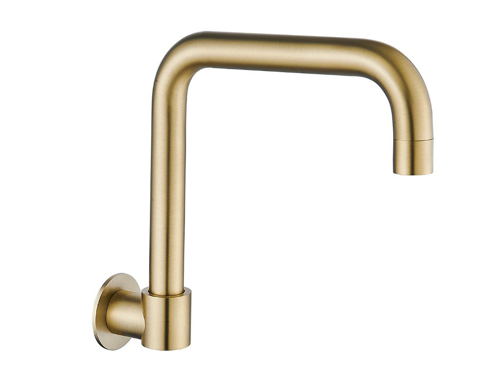 HELLYCAR IDEAL Swivel Wall Bath Outlet 198mm | Chrome, Brushed Nickel, Brushed Gold, Brushed Gun Metal, Matte Black, Rose Gold