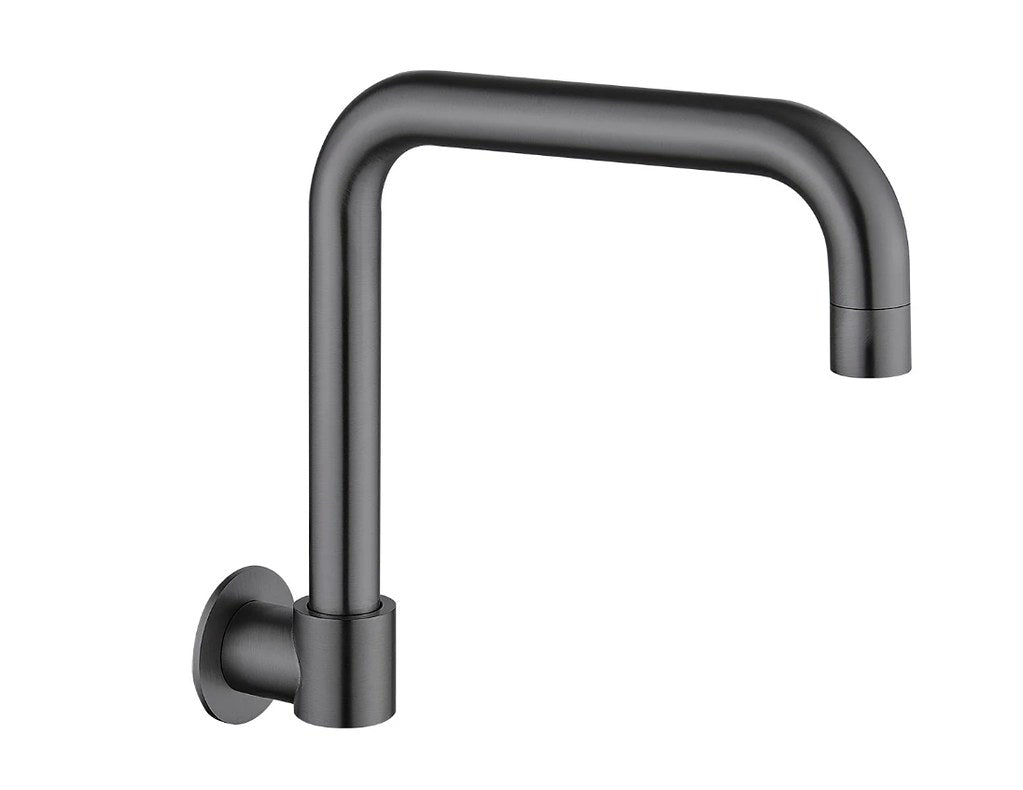 HELLYCAR IDEAL Swivel Wall Bath Outlet 198mm | Chrome, Brushed Nickel, Brushed Gold, Brushed Gun Metal, Matte Black, Rose Gold