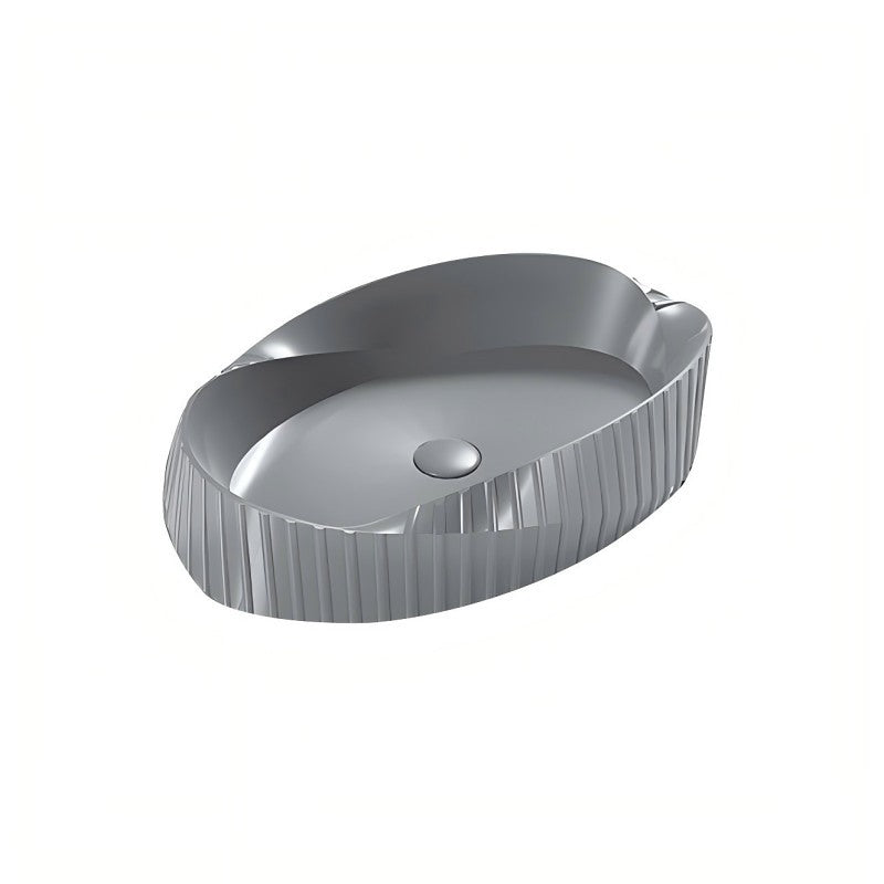 Infinity 600*385*135mm Infinity Gloss White/Grey/Matt White/Matt Black Ceramic Above Counter Basin