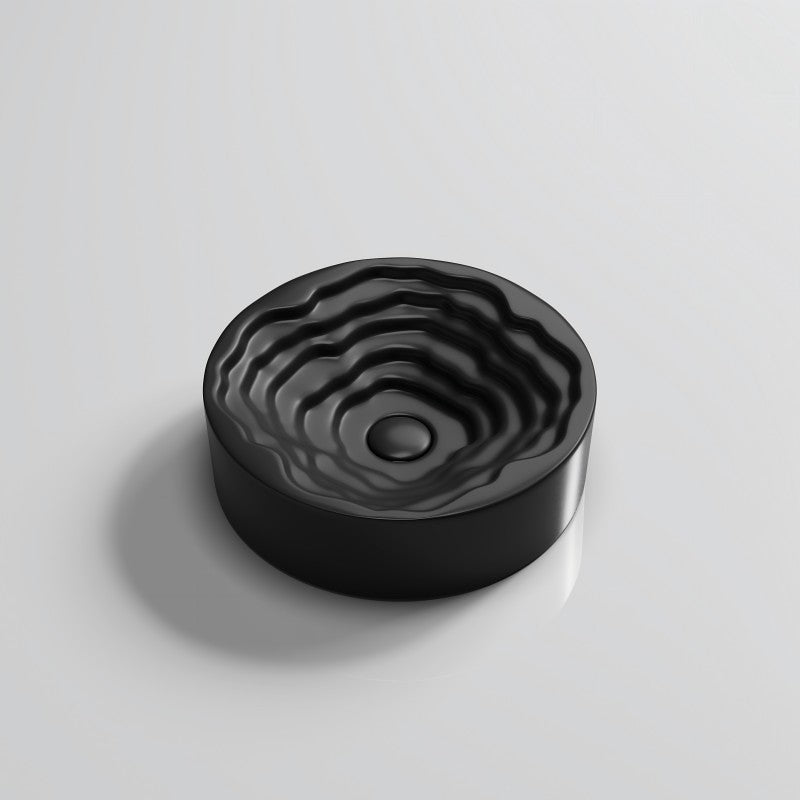 Infinity Round Gloss White/Matt White/Matt Black Ceramic Above Counter Basin 410*410*130mm