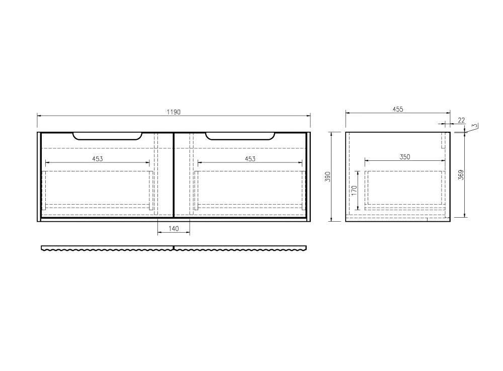 Mercio RHEA Natural Oak Fluted Wall Hung Vanity | 600–1500mm | Elegant Storage in Minimalist Design