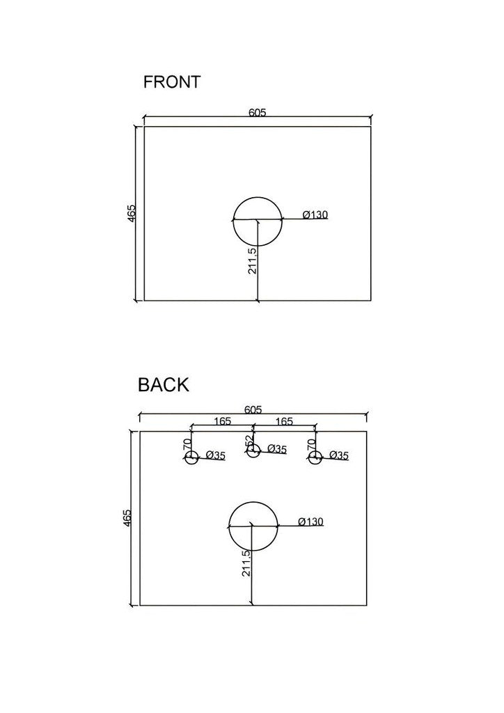 Mercio RHEA Natural Oak Fluted Freestanding Vanity with Kickboard | 600–1200mm