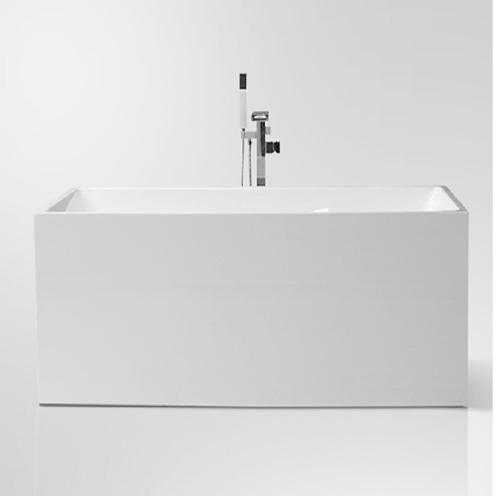 Sunny 163 1400–1700×750×600mm Gloss White Rectangle Acrylic Freestanding Bathtub