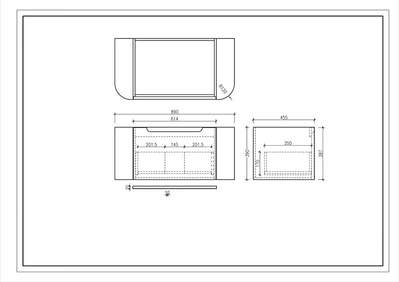 MERCIO Rome Bur Oak Fluted Wall-Hung Vanity 600-1500mm