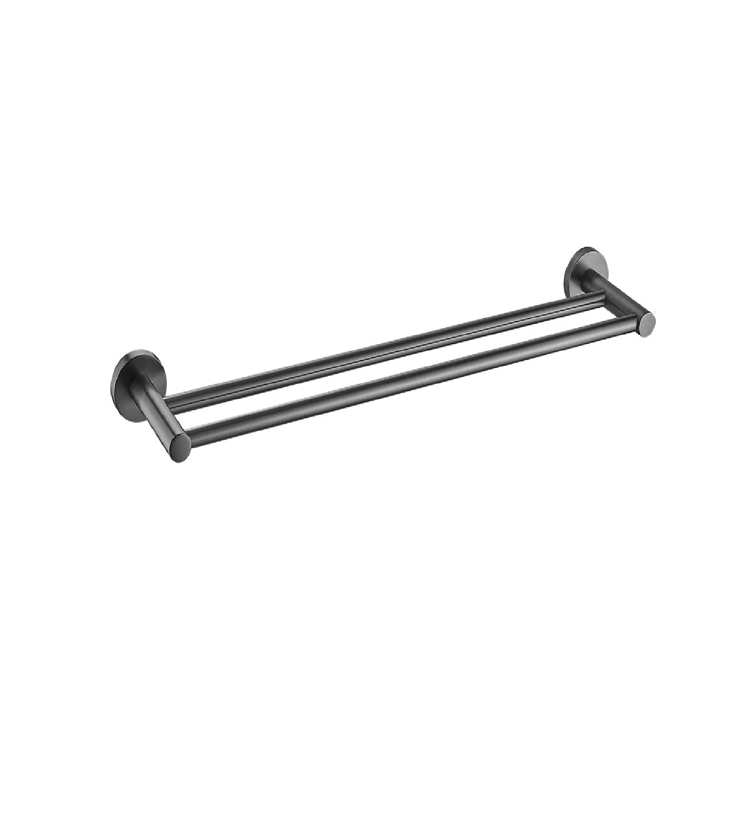 HELLYCAR IDEAL Double Towel Rail 600mm Brushed Gold, Brushed Nickel, Chrome, Matte Black, Brushed Gun Metal, Rose Gold